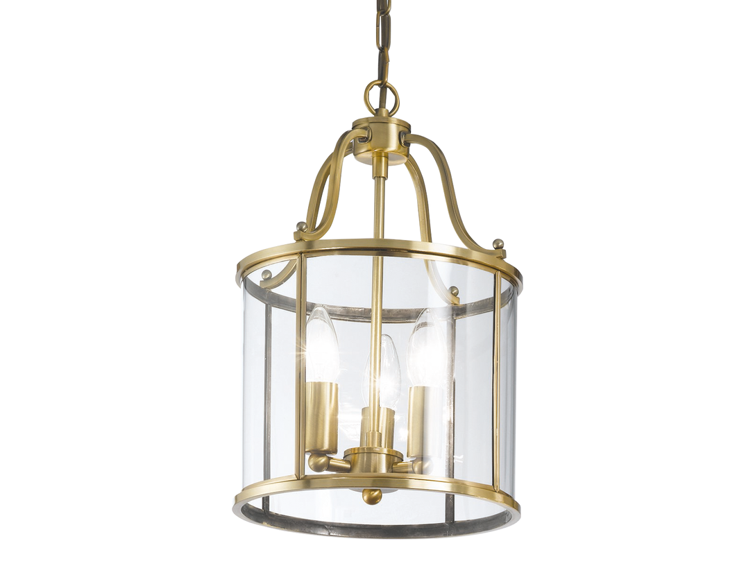 Lampa wisząca Orion Bruno E14x3, kolor brązowy, materiał metal